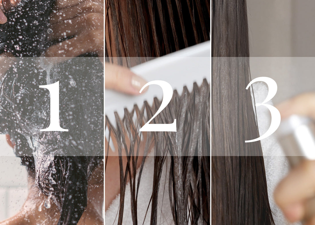 Die perfekte Haarpflege-Routine in 3 Schritten – einfach & effektiv