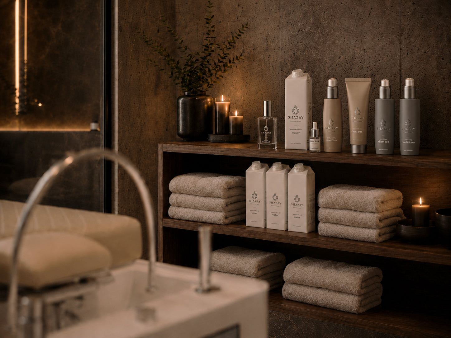 SHAZAY Haarpflege- und Kopfhautprodukte für professionelle HeadSpa Treatments